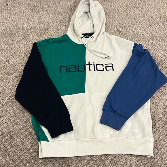 MEN’S NAUTICA COLOR-BLOCK HOODIE - Picture 2 of 6